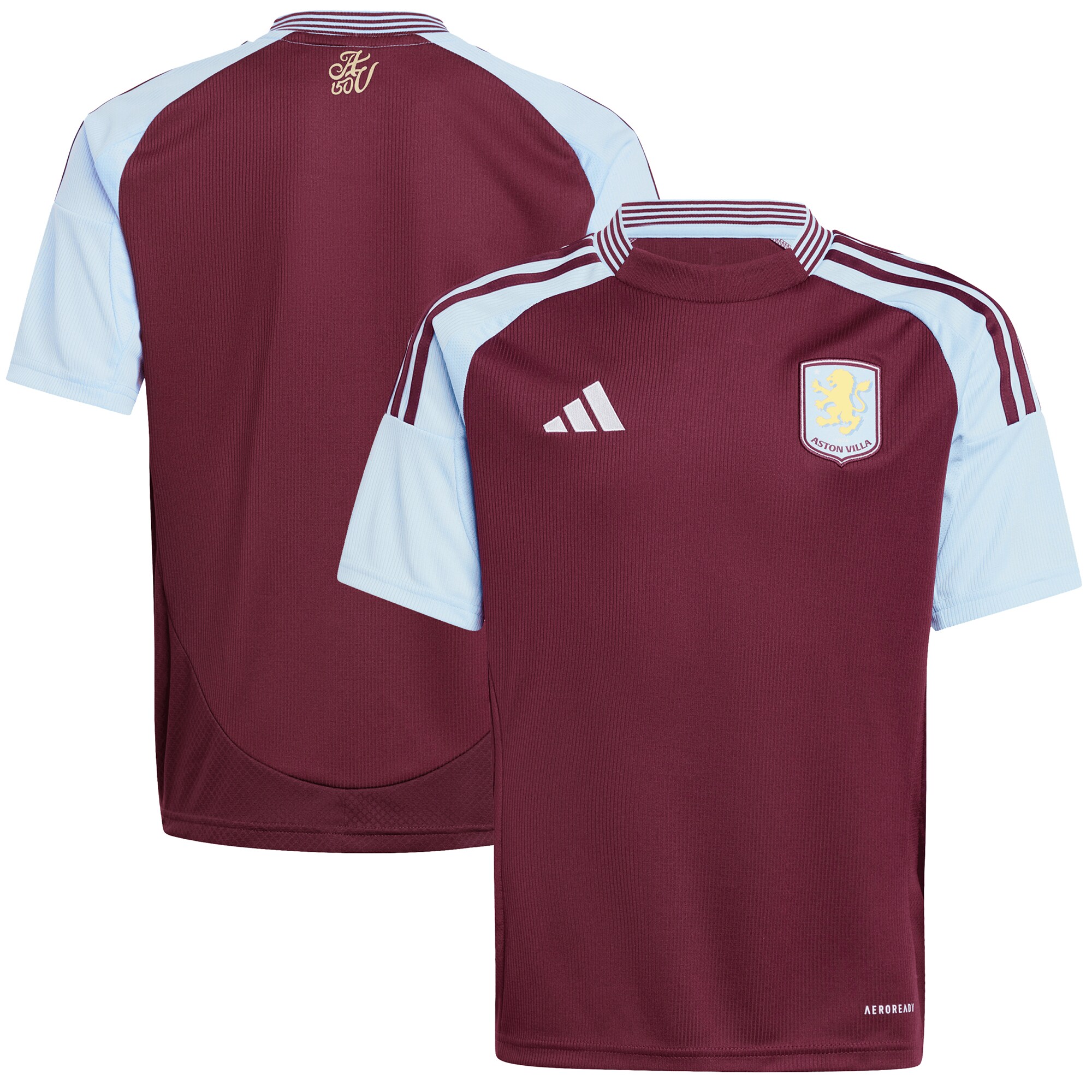 aston villa adidas home shirt 2024-25 – kids with custom printing Collection | Official Aston Villa Jerseys