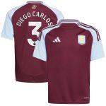 aston villa adidas home shirt 2024-25 – kids with diego carlos 3 printing Collection | Official Aston Villa Jerseys