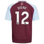 aston villa adidas home shirt 2024-25 – kids with digne 12 printing Collection | Official Aston Villa Jerseys