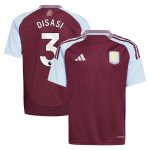 aston villa adidas home shirt 2024-25 – kids with disasi 3 printing Collection | Official Aston Villa Jerseys