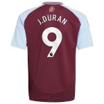 aston villa adidas home shirt 2024-25 – kids with j.duran 9 printing Collection | Official Aston Villa Jerseys