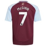 aston villa adidas home shirt 2024-25 – kids with john mcginn 7 printing Collection | Official Aston Villa Jerseys