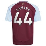 aston villa adidas home shirt 2024-25 – kids with kamara 44 printing Collection | Official Aston Villa Jerseys