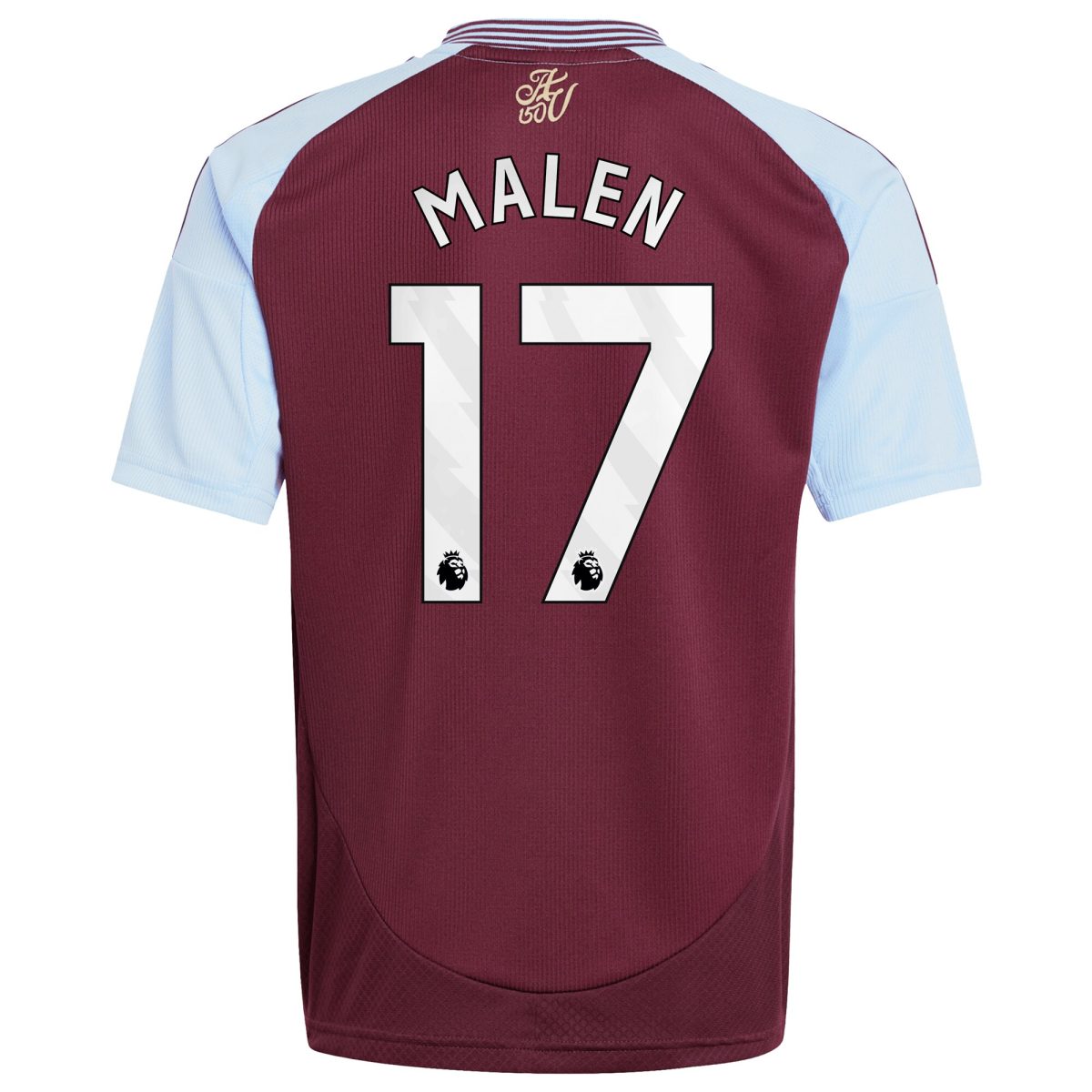 aston villa adidas home shirt 2024-25 – kids with malen 17 printing Collection | Official Aston Villa Jerseys