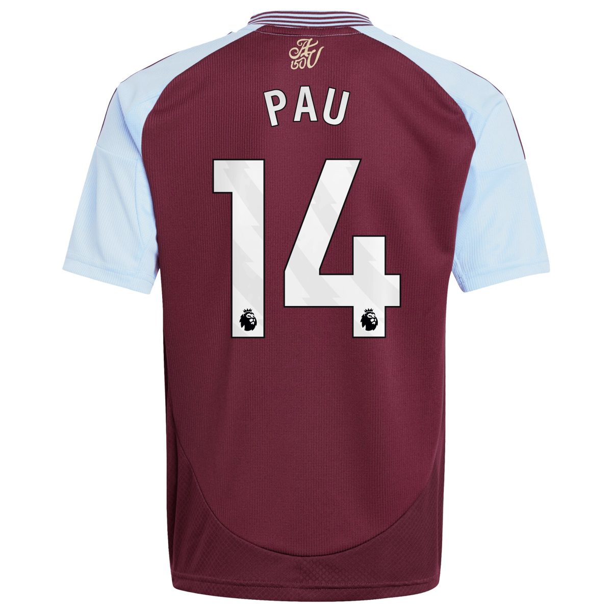 aston villa adidas home shirt 2024-25 – kids with pau 14 printing Collection | Official Aston Villa Jerseys