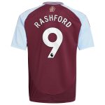 aston villa adidas home shirt 2024-25 – kids with rashford 9 printing Collection | Official Aston Villa Jerseys