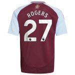 aston villa adidas home shirt 2024-25 – kids with rogers 27 printing Collection | Official Aston Villa Jerseys