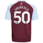 aston villa adidas home shirt 2024-25 – kids with swinkels 50 printing Collection | Official Aston Villa Jerseys