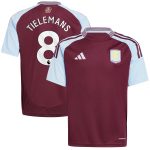 aston villa adidas home shirt 2024-25 – kids with tielemans 8 printing Collection | Official Aston Villa Jerseys