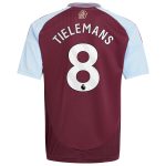aston villa adidas home shirt 2024-25 – kids with tielemans 8 printing Collection | Official Aston Villa Jerseys