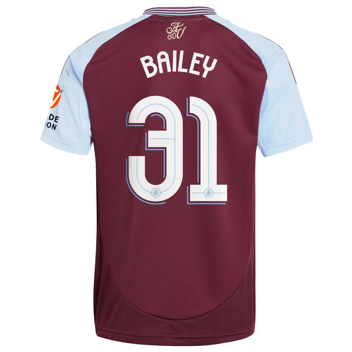 aston villa adidas home shirt 2024-25 with bailey 31 cup printing Collection | Official Aston Villa Jerseys