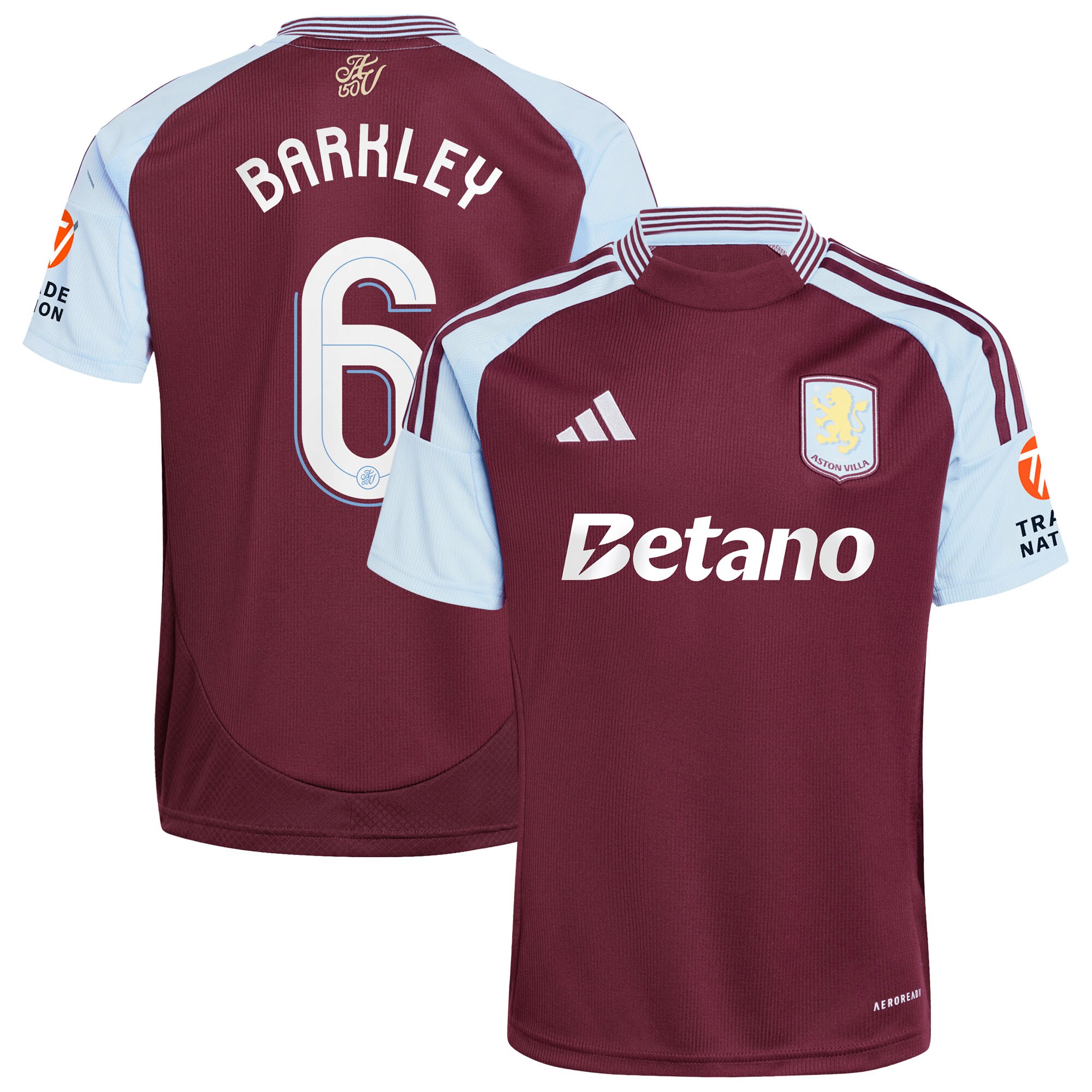 aston villa adidas home shirt 2024-25 with barkley 6 cup printing Collection | Official Aston Villa Jerseys