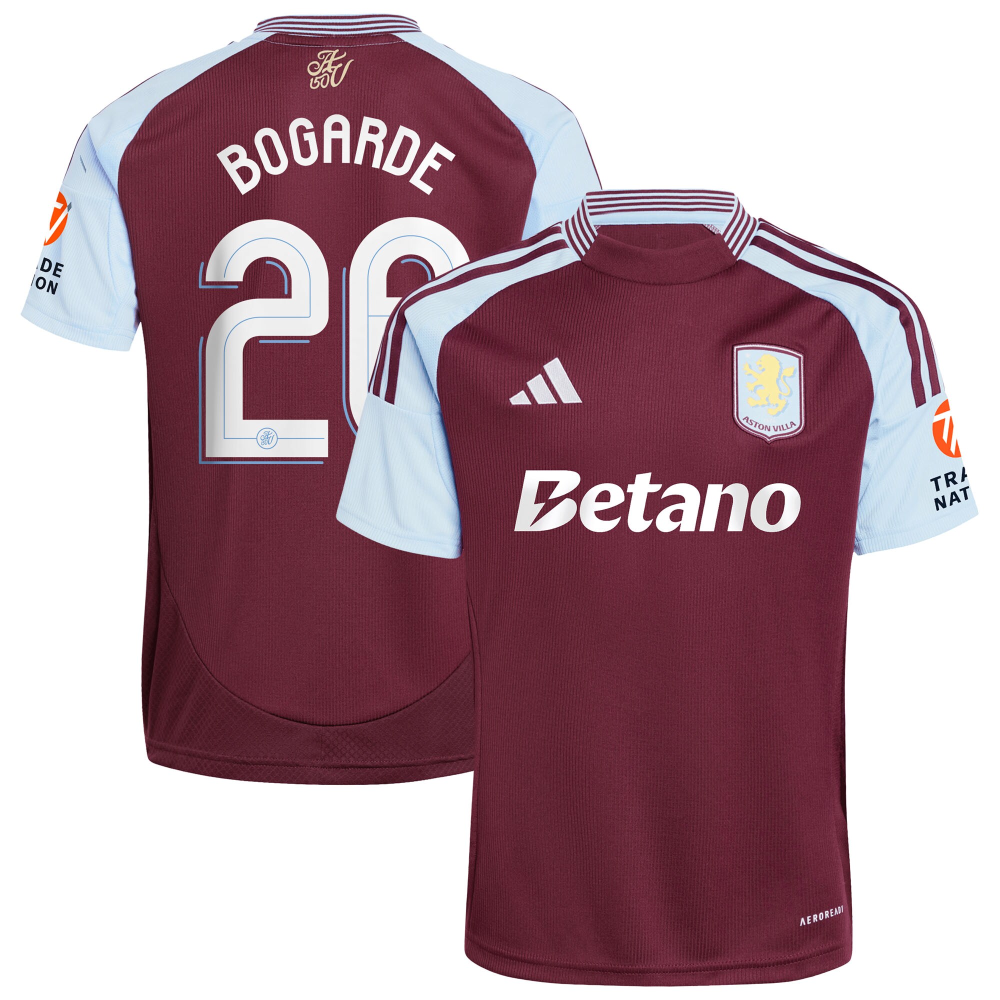 aston villa adidas home shirt 2024-25 with bogarde 26 cup printing Collection | Official Aston Villa Jerseys
