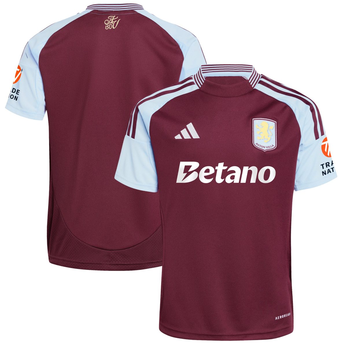 aston villa adidas home shirt 2024-25 with custom printing Collection | Official Aston Villa Jerseys