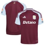 aston villa adidas home shirt 2024-25 with custom printing Collection | Official Aston Villa Jerseys