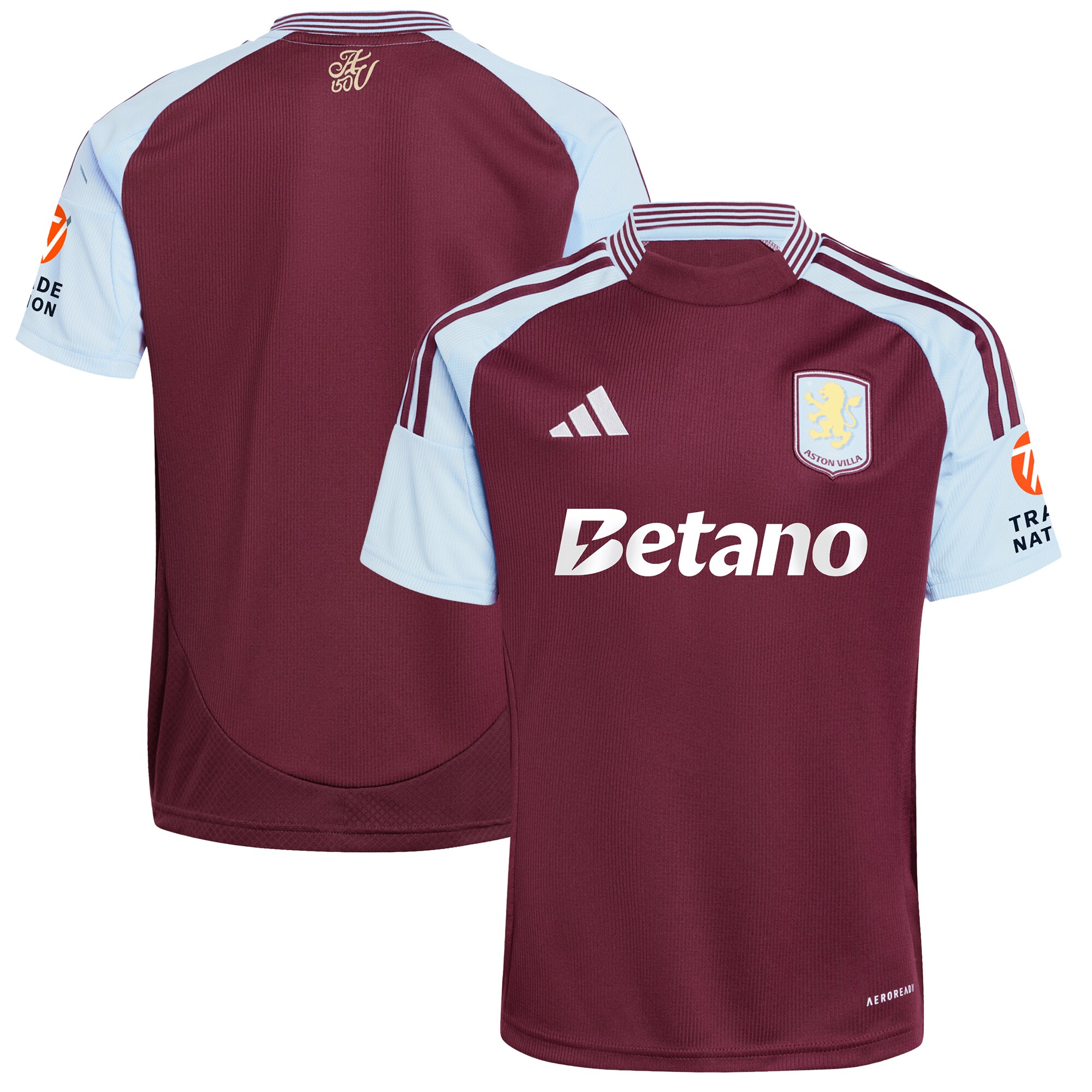 aston villa adidas home shirt 2024-25 with custom printing Collection | Official Aston Villa Jerseys