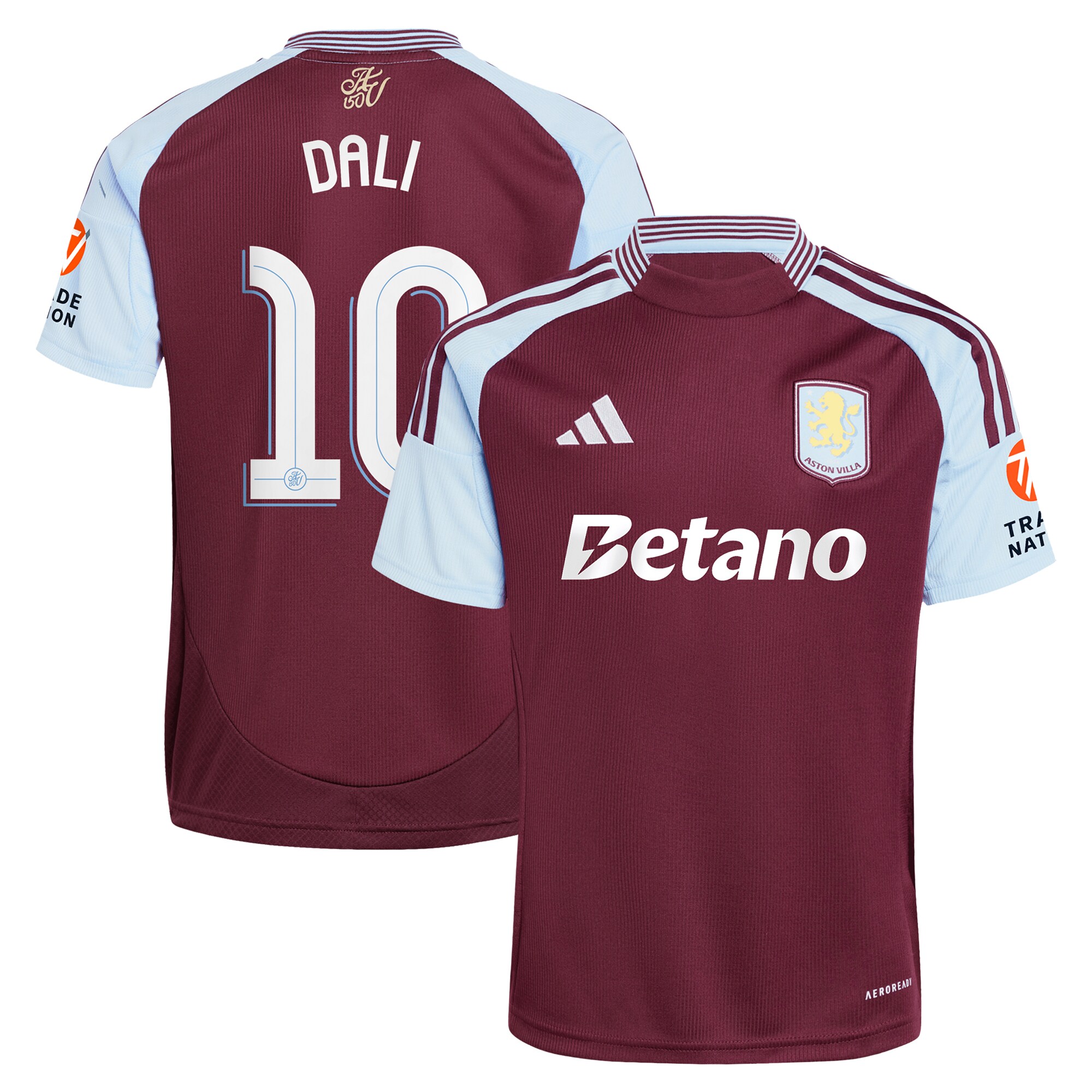 aston villa adidas home shirt 2024-25 with dali 10 cup printing Collection | Official Aston Villa Jerseys