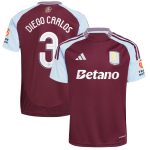 aston villa adidas home shirt 2024-25 with diego carlos 3 cup printing Collection | Official Aston Villa Jerseys