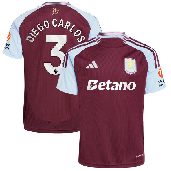aston villa adidas home shirt 2024-25 with diego carlos 3 printing Collection | Official Aston Villa Jerseys