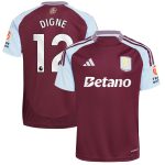 aston villa adidas home shirt 2024-25 with digne 12 printing Collection | Official Aston Villa Jerseys