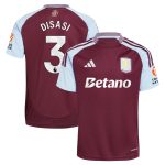 aston villa adidas home shirt 2024-25 with disasi 3 printing Collection | Official Aston Villa Jerseys