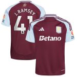 aston villa adidas home shirt 2024-25 with j. ramsey 41 printing Collection | Official Aston Villa Jerseys