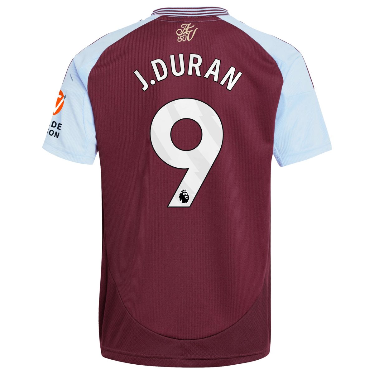 aston villa adidas home shirt 2024-25 with j.duran 9 printing Collection | Official Aston Villa Jerseys