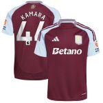 aston villa adidas home shirt 2024-25 with kamara 44 printing Collection | Official Aston Villa Jerseys
