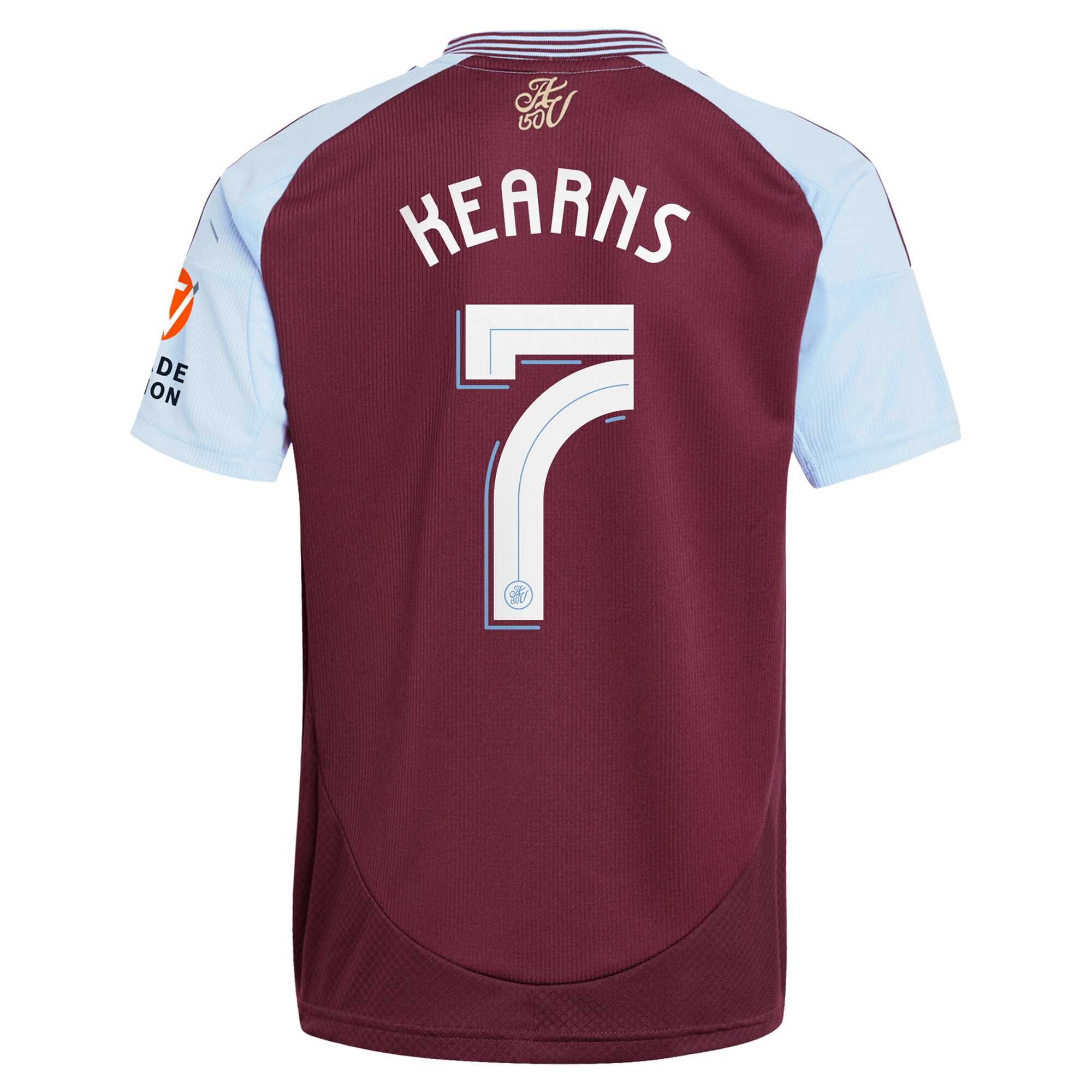aston villa adidas home shirt 2024-25 with kearns 7 cup printing Collection | Official Aston Villa Jerseys