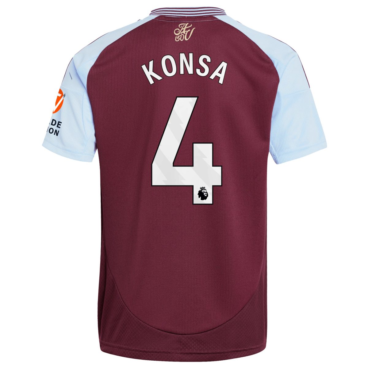aston villa adidas home shirt 2024-25 with konsa 4 printing Collection | Official Aston Villa Jerseys