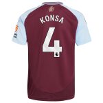 aston villa adidas home shirt 2024-25 with konsa 4 printing Collection | Official Aston Villa Jerseys