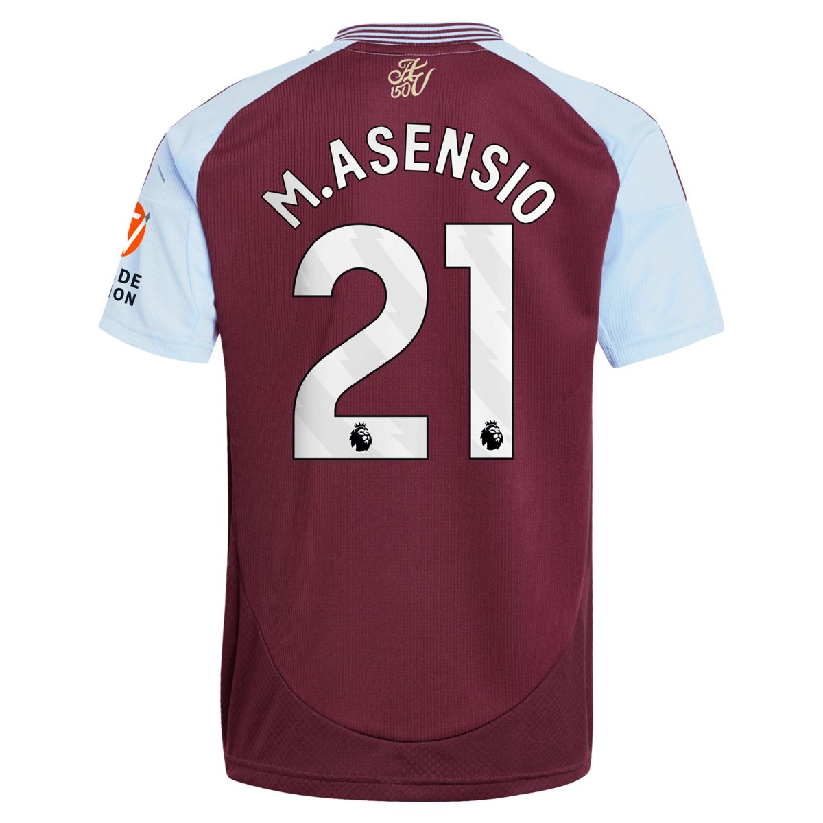 aston villa adidas home shirt 2024-25 with m.asensio 21 printing Collection | Official Aston Villa Jerseys
