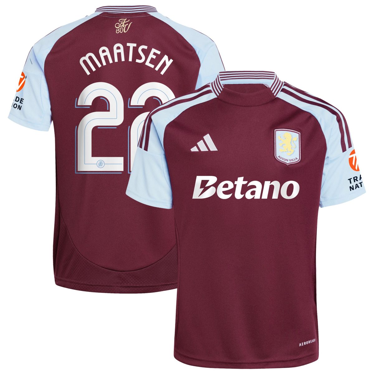 aston villa adidas home shirt 2024-25 with maatsen 22 cup printing Collection | Official Aston Villa Jerseys