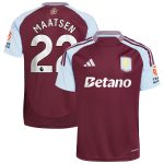 aston villa adidas home shirt 2024-25 with maatsen 22 printing Collection | Official Aston Villa Jerseys