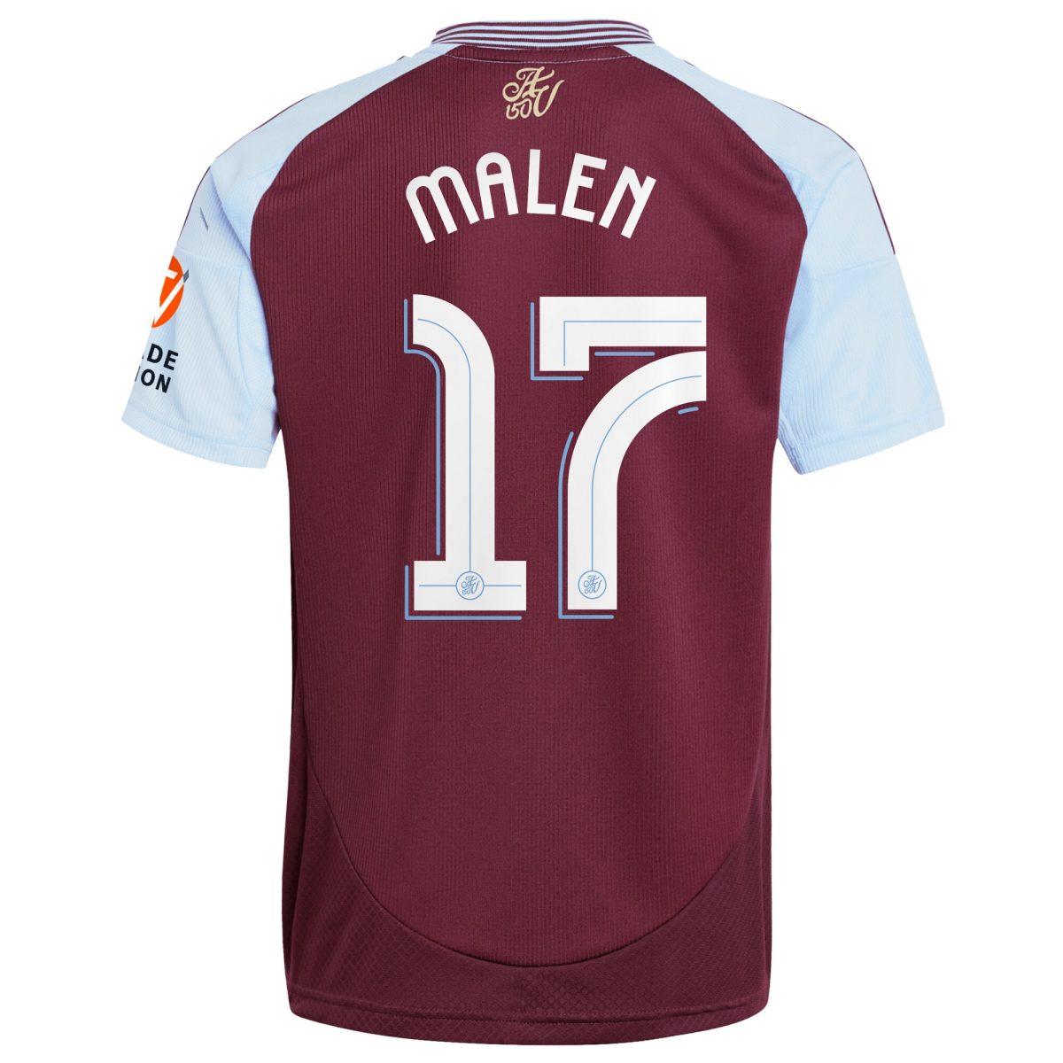 aston villa adidas home shirt 2024-25 with malen 17 cup printing Collection | Official Aston Villa Jerseys
