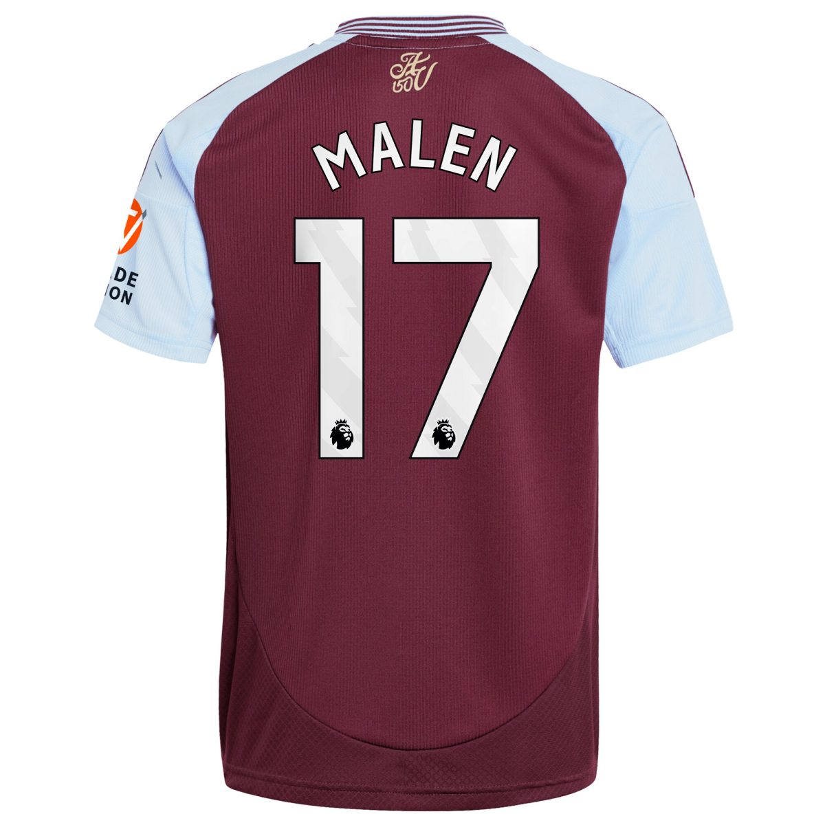 aston villa adidas home shirt 2024-25 with malen 17 printing Collection | Official Aston Villa Jerseys
