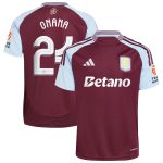 aston villa adidas home shirt 2024-25 with onana 24 cup printing Collection | Official Aston Villa Jerseys