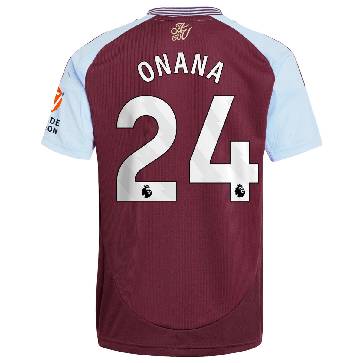 aston villa adidas home shirt 2024-25 with onana 24 printing Collection | Official Aston Villa Jerseys