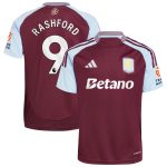 aston villa adidas home shirt 2024-25 with rashford 9 printing Collection | Official Aston Villa Jerseys
