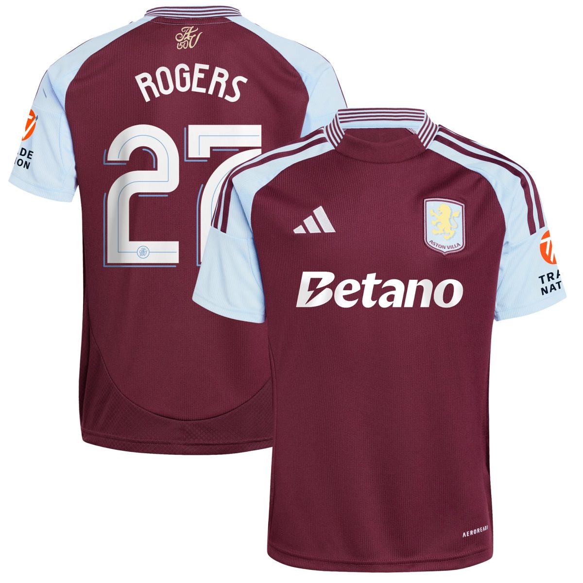 aston villa adidas home shirt 2024-25 with rogers 27 cup printing Collection | Official Aston Villa Jerseys