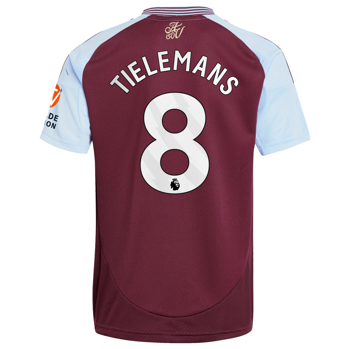 aston villa adidas home shirt 2024-25 with tielemans 8 printing Collection | Official Aston Villa Jerseys