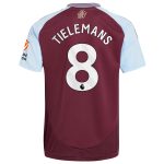 aston villa adidas home shirt 2024-25 with tielemans 8 printing Collection | Official Aston Villa Jerseys