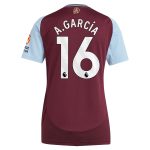 aston villa adidas home shirt 2024-25 – womens with a.garcía 16 printing Collection | Official Aston Villa Jerseys