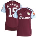 aston villa adidas home shirt 2024-25 – womens with alex moreno 15 cup printing Collection | Official Aston Villa Jerseys