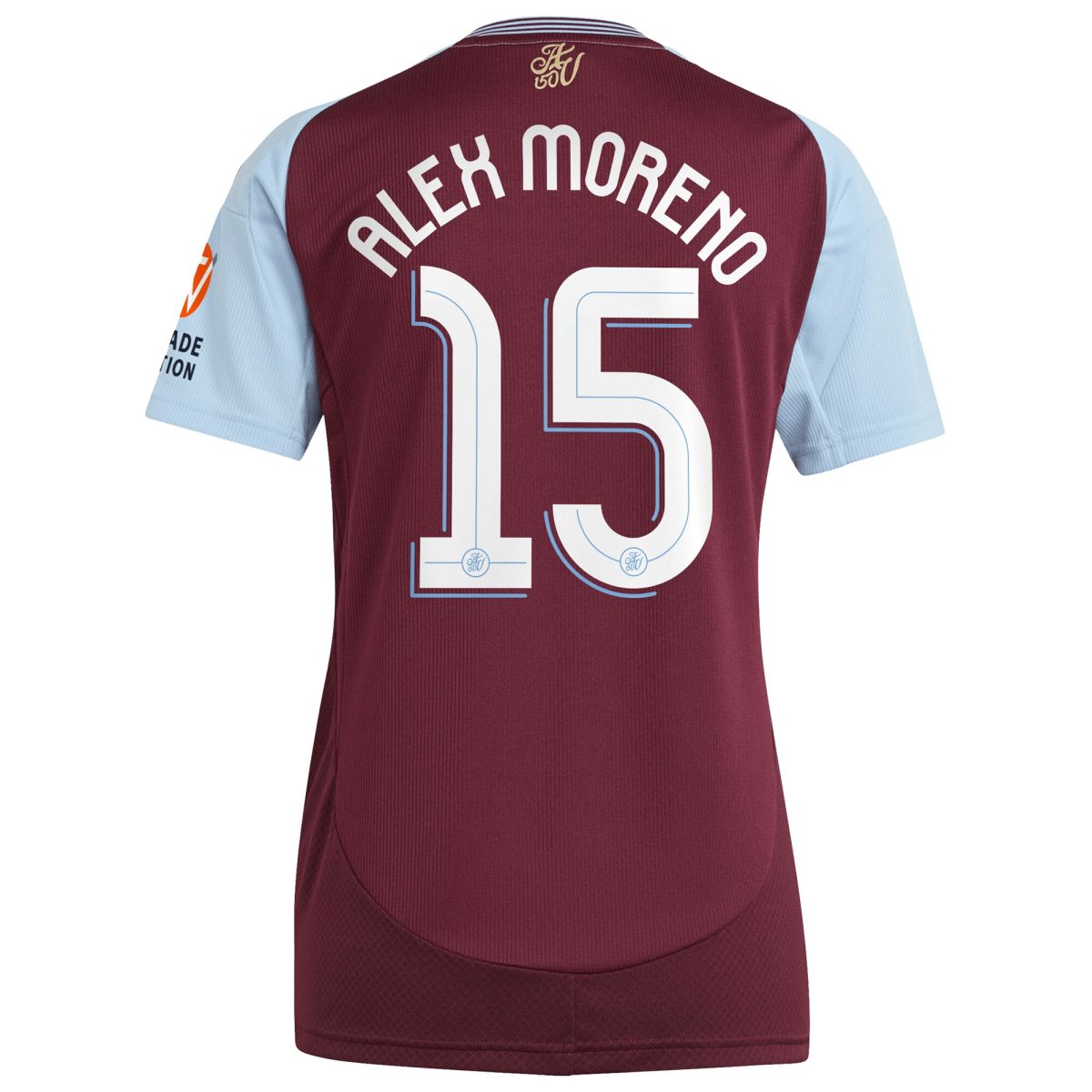 aston villa adidas home shirt 2024-25 – womens with alex moreno 15 cup printing Collection | Official Aston Villa Jerseys