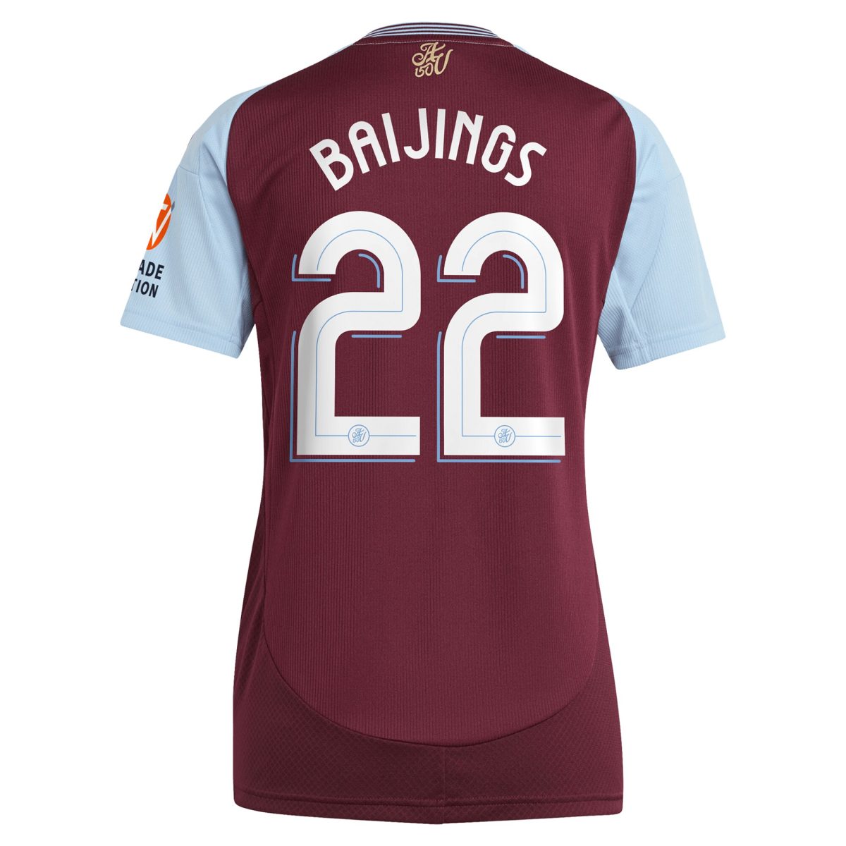 aston villa adidas home shirt 2024-25 – womens with baijings 22 cup printing Collection | Official Aston Villa Jerseys