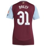aston villa adidas home shirt 2024-25 – womens with bailey 31 cup printing Collection | Official Aston Villa Jerseys