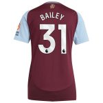 aston villa adidas home shirt 2024-25 – womens with bailey 31 printing Collection | Official Aston Villa Jerseys