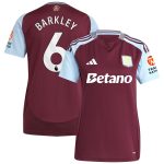 aston villa adidas home shirt 2024-25 – womens with barkley 6 printing Collection | Official Aston Villa Jerseys