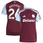 aston villa adidas home shirt 2024-25 – womens with bogarde 26 printing Collection | Official Aston Villa Jerseys
